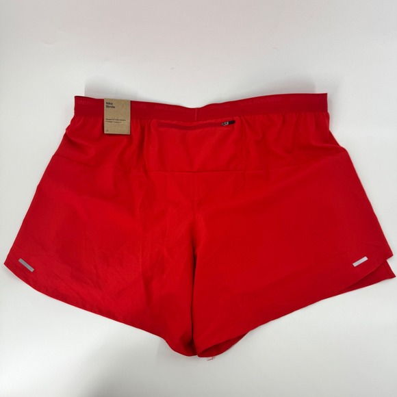 Nike Stride Mens 5 Inch Running Shorts Red Dri-FIT FN2992-657 XXL New with Tags - Picture 9 of 13